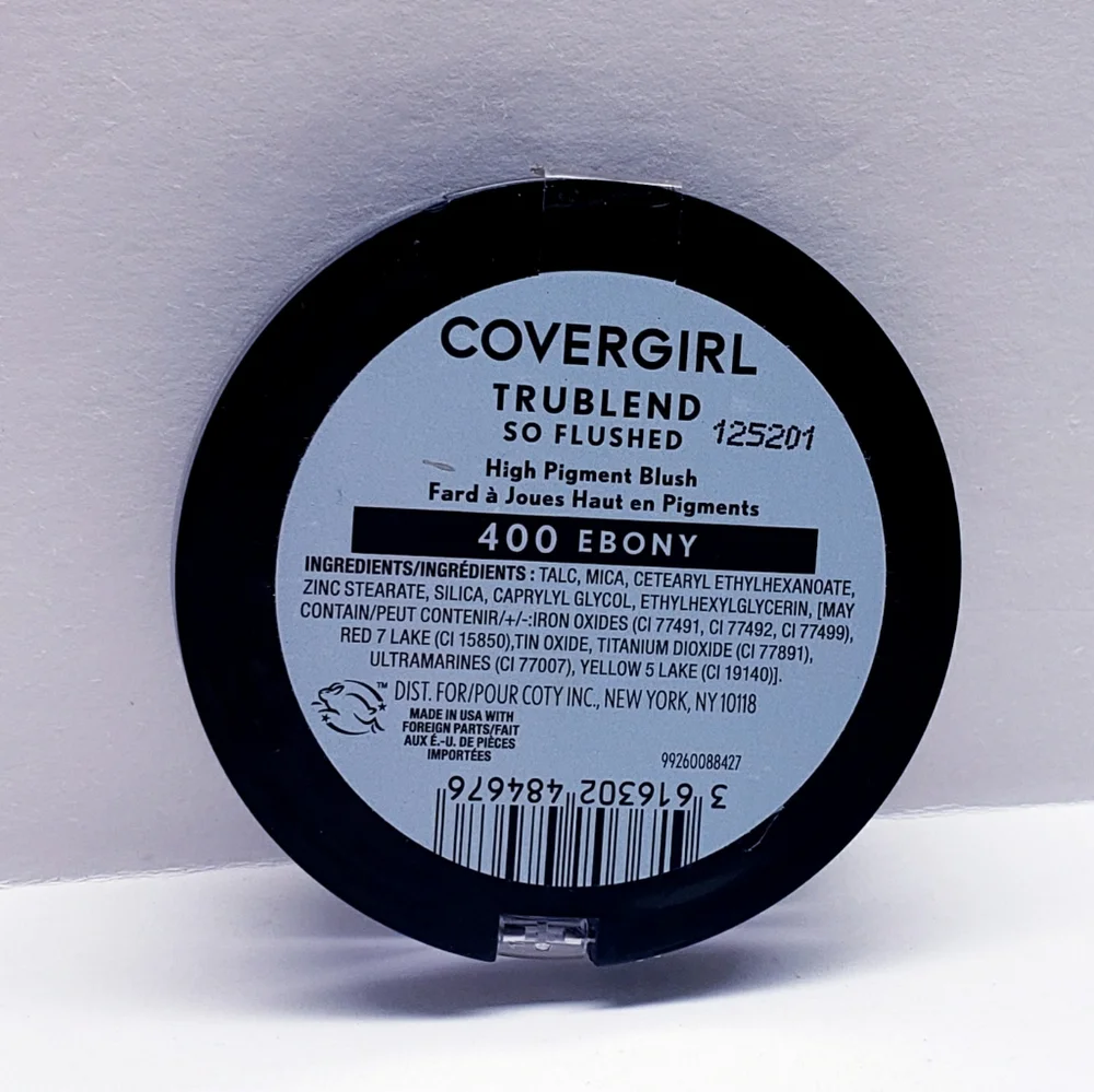 COVERGIRL TruBlend So Flushed High Pigment Blush, 400 Ebony, 0.33 oz